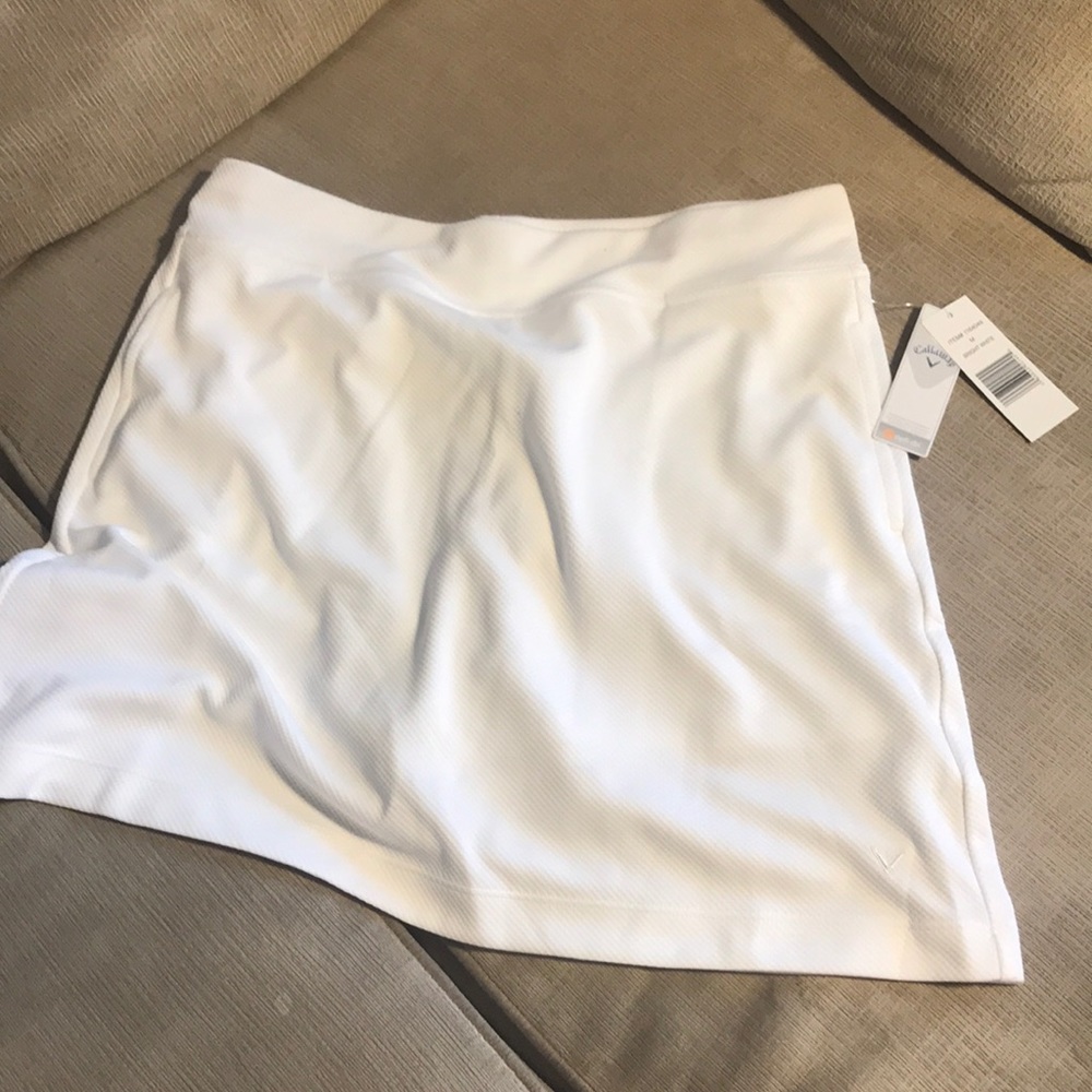 Callaway white skort, Medium NWT